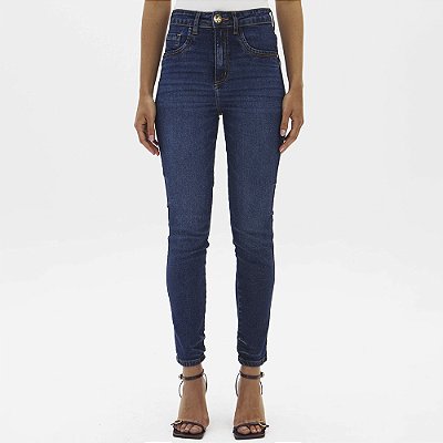 Calça Jeans Lança Perfume Skinny Ankle Hg In26 Azul Feminino