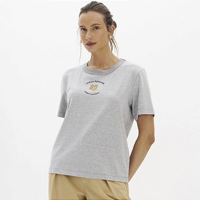 Camiseta Easy Lança Perfume Rg Aplicação In26 Cinza Feminino