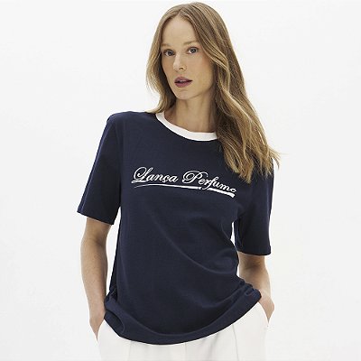 Camiseta Lança Perfume Regular In26 Marinho Feminino