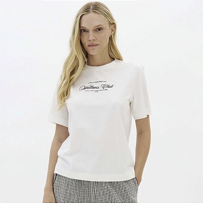 Camiseta Easy Lança Perfume Classic In26 Off White Feminino