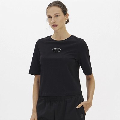 Camiseta Easy Lança Perfume Baby Look In26 Preto Feminino