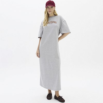 Vestido Super Mid Easy Lança Perfume Tdr In26 Cinza Feminino