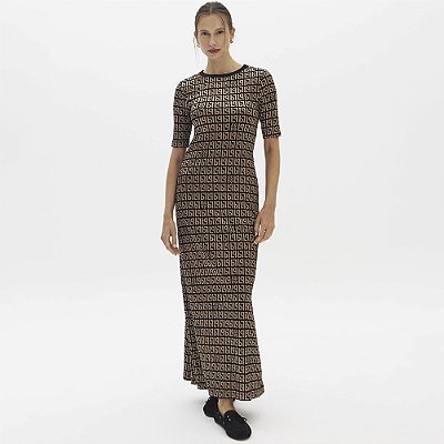 Vestido Super Mid Easy Lança Perfume Mc In26 Preto Feminino