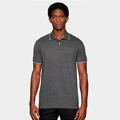 Camisa Polo Aramis Basic 4 Frisos In26b Grafite Masculino