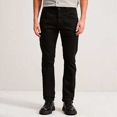 Calça Jeans Forum Paul Slim In26 Preto Masculino