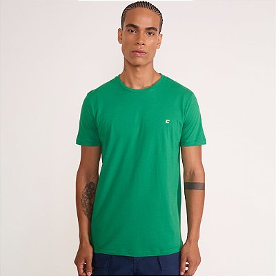 Camiseta Colcci Logo In26 Verde Masculino