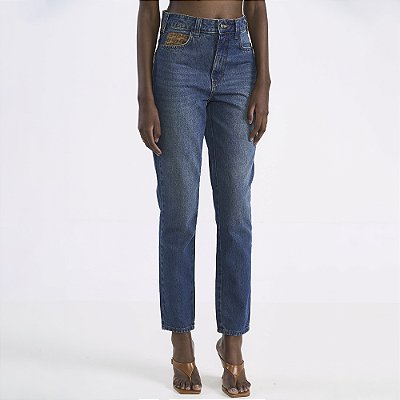 Calça Jeans Colcci Bruna High In26 Azul Feminino