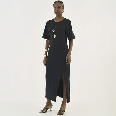 Vestido Super Mid Colcci Iconic In26 Preto Feminino