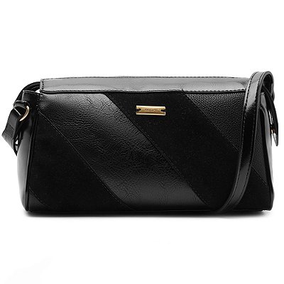 Bolsa Anacapri Média Tiracolo Preto Feminino