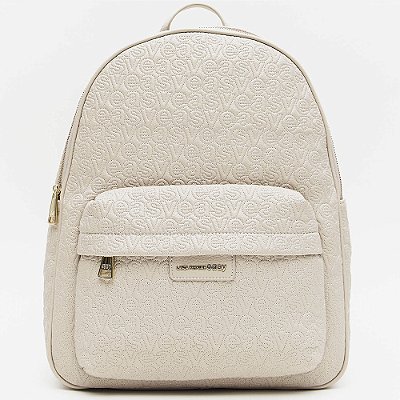 Mochila Easy Lança Perfume Matelasse 18L In26 Bege Feminino