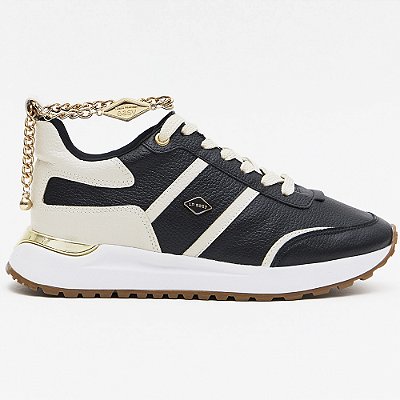 Tênis Easy Lança Perfume Jogging Metal In26 Preto Feminino
