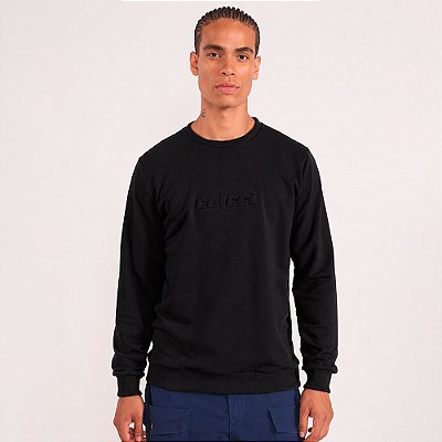 Moletom Colcci Relevo In26 Preto Masculino
