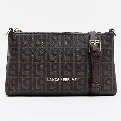 Bolsa Crossbody Lança Perfume Enfeite In26 Marrom Feminino