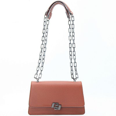 Bolsa Crossbody Colcci Chain In26 Marrom Feminino
