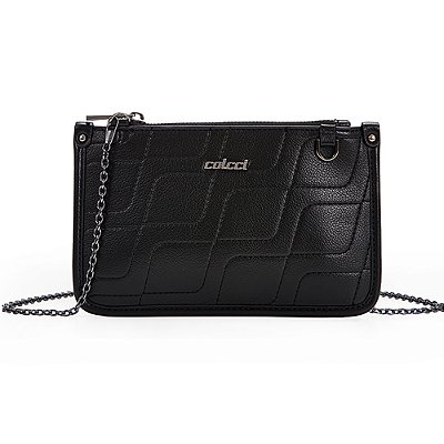 Bolsa Crossbody Colcci Flat In26 Preto Feminino