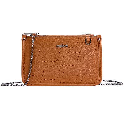 Bolsa Crossbody Colcci Flat In26 Marrom Feminino