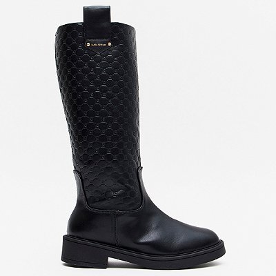 Bota Lança Perfume Cano Alto Monograma In26 Preto Feminino