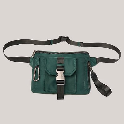 Bolsa Crossbody John John Gabe In26 Verde Masculino