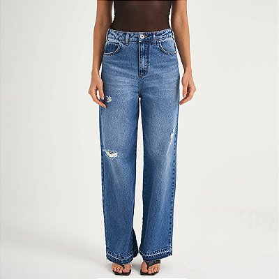 Calça Jeans Colcci Bruna Low In26 Azul Feminino