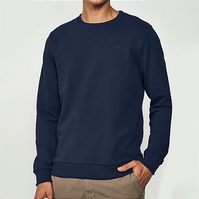 Moletom Colcci Basic In26 Marinho Masculino