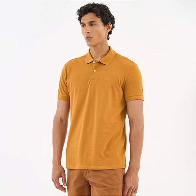 Camisa Polo Colcci Piquet Basic In26 Amarelo Swift Masculino