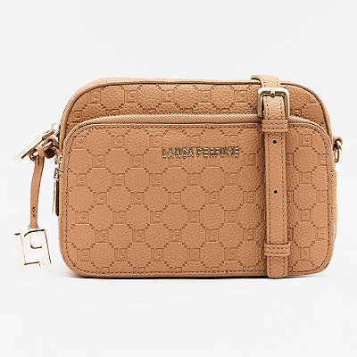 Bolsa Crossbody Lança Perfume Pingente In26 Marrom Feminino