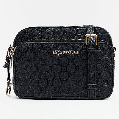 Bolsa Crossbody Lança Perfume Pingente In26 Preto Feminino