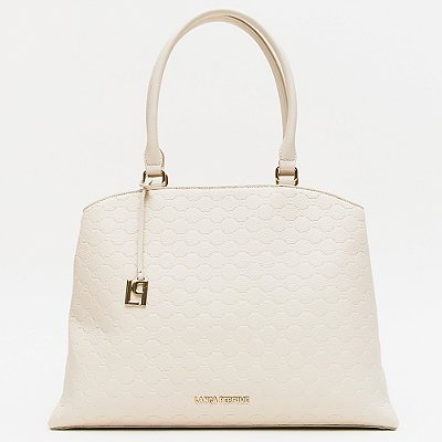 Bolsa Shopping Lança Perfume Pingent In26 Off White Feminino
