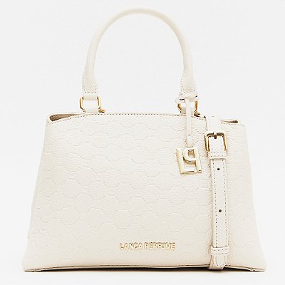 Bolsa Tote Lança Perfume Pingente In26 Off White Feminino