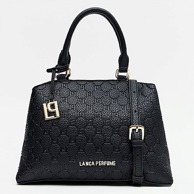 Bolsa Tote Lança Perfume Pingente In26 Preto Feminino