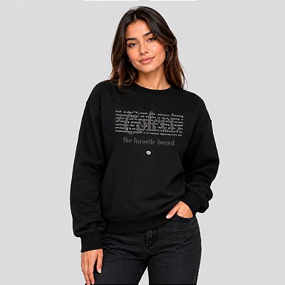 Moletom Colcci Favorite In26 Preto Feminino