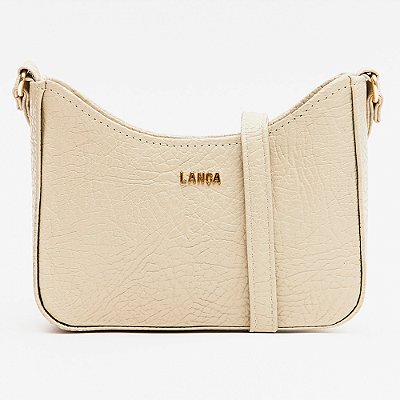 Bolsa Crossbody Lança Perfume Enfeite In26 Bege Feminino