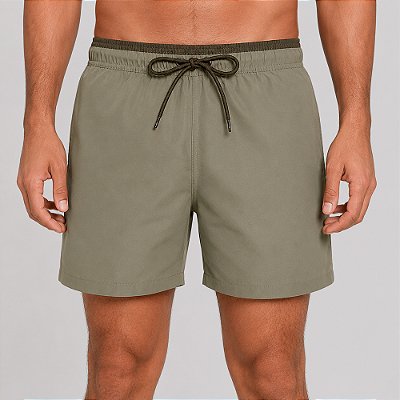 Short Dudalina Relax Praia Pr27 Bege Masculino