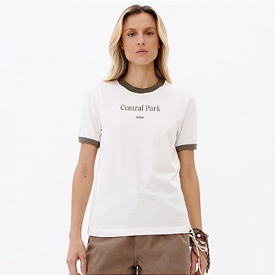 Camiseta Easy Lança Perfume Babylook Pr27 Off White Feminino