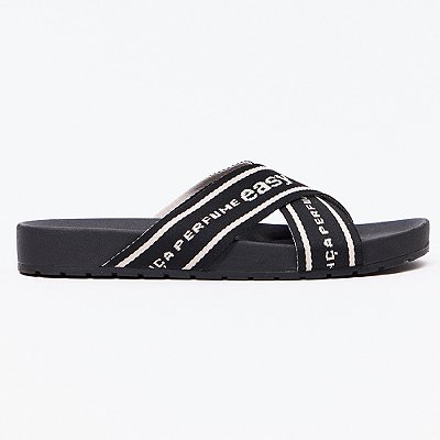 Chinelo Slide Easy Lança Perfume Gorgora Pr27 Preto Feminino