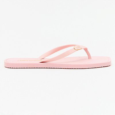 Chinelo Lança Perfume Basico Enfeite Pr27 Rosa Feminino