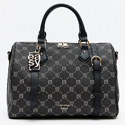 Bolsa Tote Easy Lança Perfume Monograma Pr27 Preto Feminino