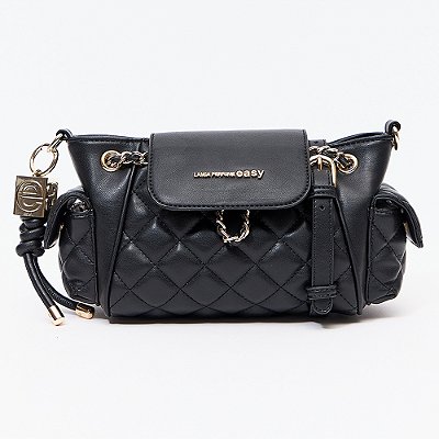 Bolsa Bucket Easy Lança Perfume Chains Pr27 Preto Feminino