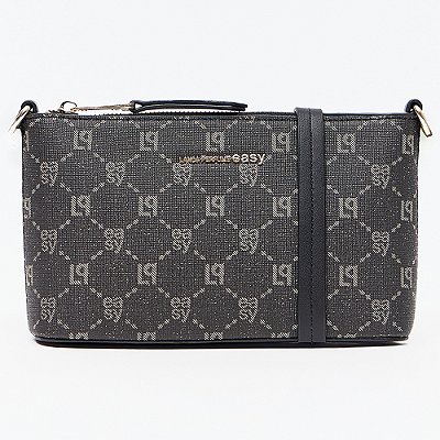 Bolsa Crossbody Easy Lança Perfume Monog Pr27 Preto Feminino
