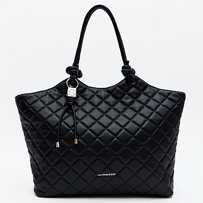 Bolsa Shopping Easy Lança Perfume Matela Pr27 Preto Feminino