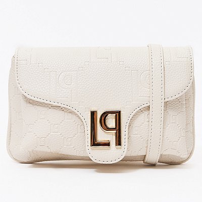Bolsa Crossbody Lança Perfume Detail Pr27 Off White Feminino