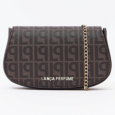 Bolsa Crossbody Lança Perfume Monograma Pr27 Marrom Feminino