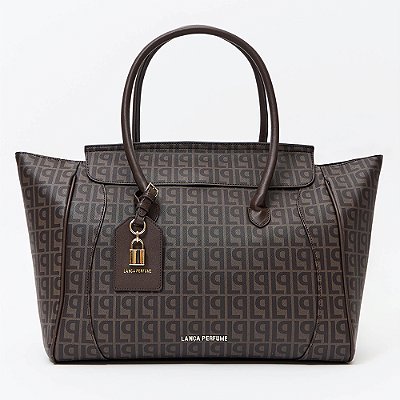 Bolsa Shopping Lança Perfume Monograma Pr27 Marrom Feminino