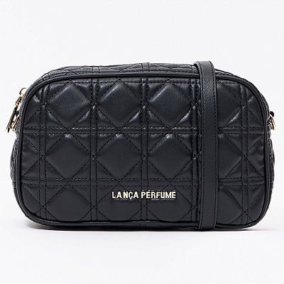 Bolsa Crossbody Lança Perfume Matelasse Pr27 Preto Feminino