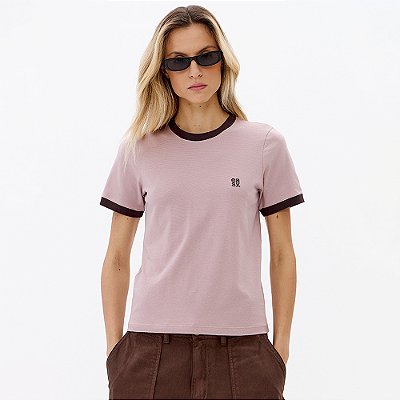 Camiseta Babylook Easy Lança Perfume Est Pr27 Rosa Feminino