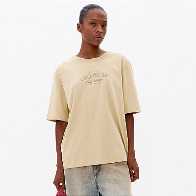 Camiseta Easy Lança Perfume Tradicional Pr27 Bege Feminino