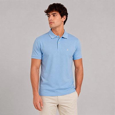 Camisa Polo Colcci Iconic Pr27 Azul Masculino