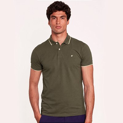 Camisa Polo Colcci Single Icon Pr27 Verde Masculino