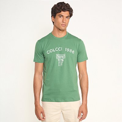 Camiseta Colcci Stones Pr27 Verde Masculino