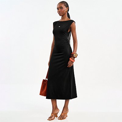 Vestido Mid Colcci Square Pr27 Preto Feminino